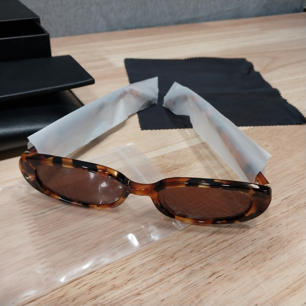 Arielle Watters Sunglasses Womens Oval Honey Tortoise Brown Honey Tort